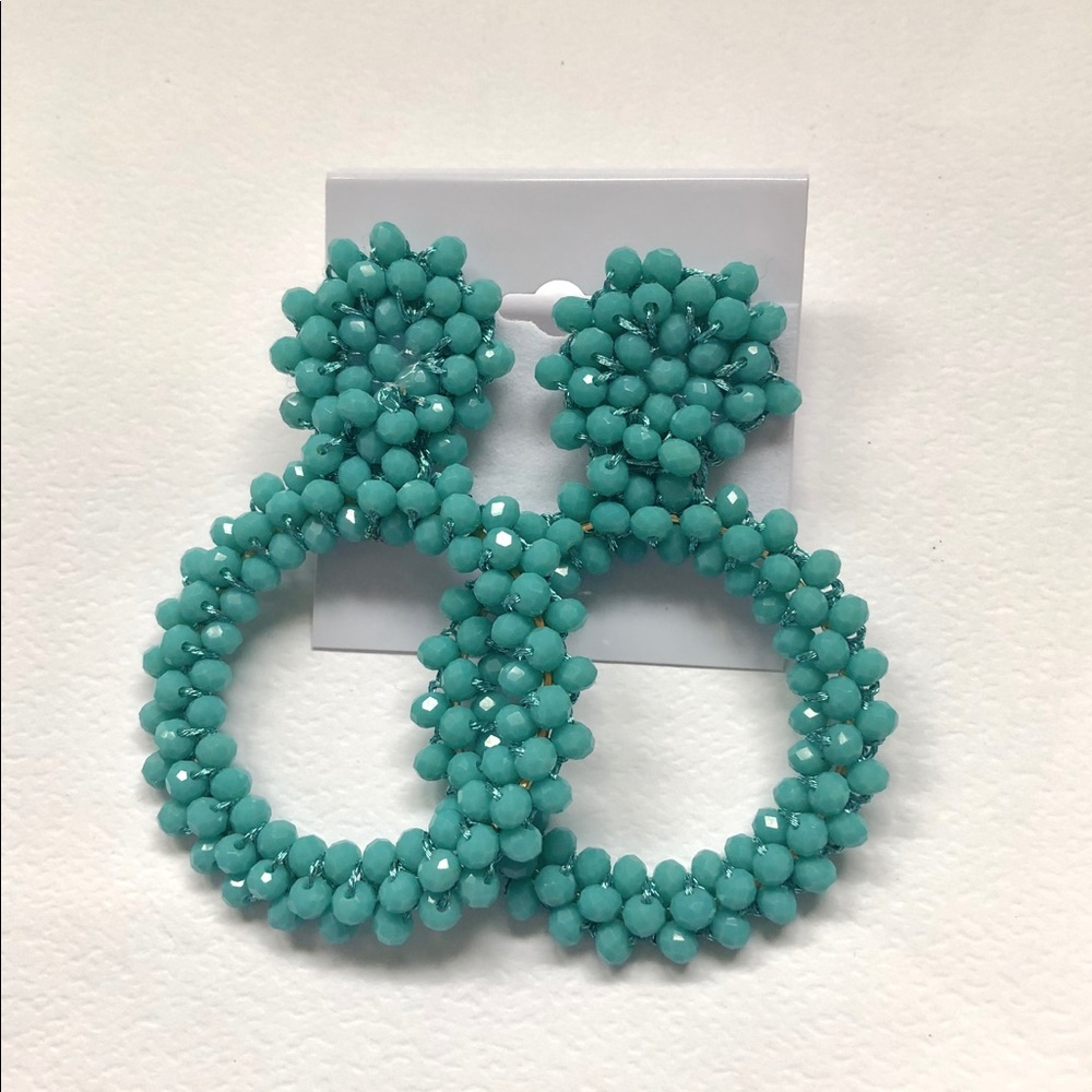 Paradise Island Bead Hoops